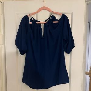 MICHAEL Michael Kors

Solid Chain Cutout Top